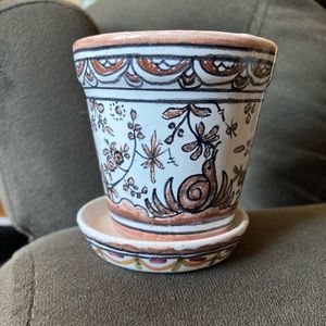 Small Portuguese ceramic planter